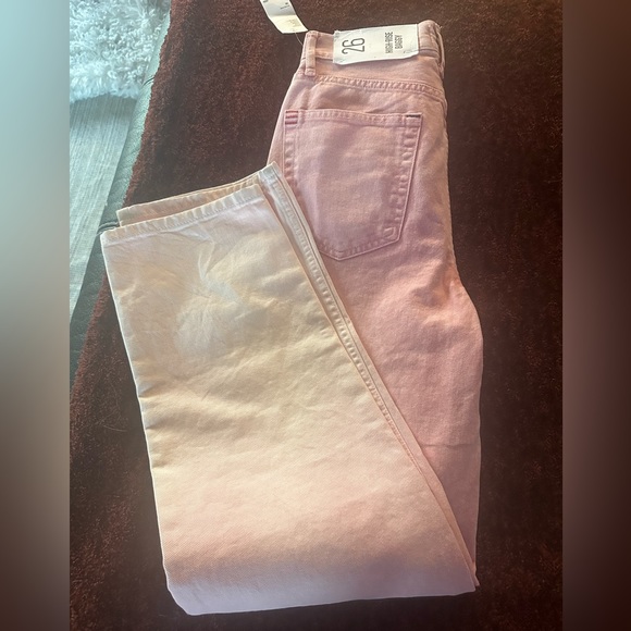 Peach to white baggy jeans from urban Outfitters - Picture 2 of 3